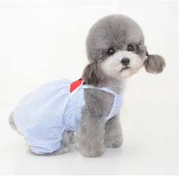 Dog Apparel Summer Jumpsuit Cotton Overalls Pants Chihuahua Yorkshire Puppy Clothing Small Costume Outfit Poodle Schnauzer Coat