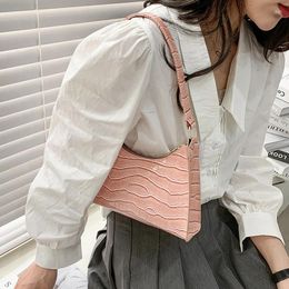 Shoulder Bags Fashion Exquisite Shopping Bag PU Leather Handbag Female Armpit Retro Casual Women Tote Small Clutch Drop