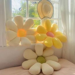 Pillow Sun Flower Plush Throw Plant Sunflower Chair Living Room Bedroom Home Decorative Pillows Sofa S Toys