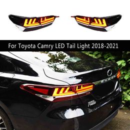 Rear Lamp Car Accessories Streamer Turn Signal Indicator Lighting Accessory For Toyota Camry LED Tail Light Assembly 18-21 Taillights