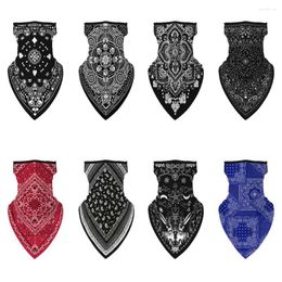 Bandanas Outdoor Lightweight Ear Loops Bandana Sun Protection Riding Cycling Wrap Scarf Mouth Mask Face Neck