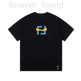 Men's T-Shirts designer Correct version 1.1 CHF home double F letter small monster embroidered round neck short sleeved T-shirt for men and women's Paris Rowe Q6UT