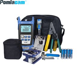 KIT HOT SALE 13Pcs/Set Ftth Fiber Optic Cable Cutter VFL Fiber Cleaver OPM Optical Power Meter FTTH Fiber Optic Tool Kit FTTX