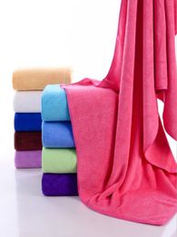 Bath Towel 140 70 Beauty Salon Fine Fiber Dry Hair Soft Absorbent Cloth Clean Car Big Towels Textile Bathroom Adult6765498