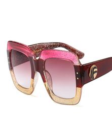Triple Colour frame fashion luxury designer vintage oversized stylish women sunglasses uv proof hd lens confortable4518669