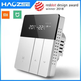 Products Mijia Smart Wifi Thermostat Temperature Controller for Water Electric Floor Gas Boiler Heating Control Mi Home App