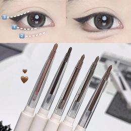 Eyeliner Matte Lying silkworm Eyeliner Gel Pen Waterproof Not Blooming Quick Drying Eye Liner Pencil Tea Brown Eye Shadow Pen Makeup