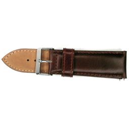 Italy Calf Genuine Oiled Leather Watchband Dark Brown Vine Style Watch Band 26mm Watch Strap With Stainless Steel Buckle5220269