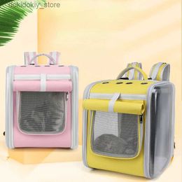 Cat Carriers Crates Houses Transparent Acrylic Pet Carriers Ba Transparent Do Backpack Space Module Breathable Cat Ba Outdoor Portable Pet Supplies L49