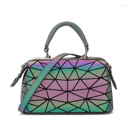 Evening Bags Sac Bolsa Feminina Handbags For Girls Women Holographic Bag Luminous Geometric Over Shoulder Crossbody 2024