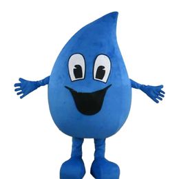 2024 Adult size Water Drop mascot costume Cartoon Character Outfits Suit Furry Suits Halloween Carnival Birthday Party Dress
