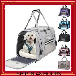 Dog Carrier Do Carrier Ba With Thick Cotton Cushion Pet Aviation Backpack Anti-suffocation Portable Travel Ba Pet Do Ba Mesh Outdoor L49