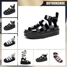 Designer Brand Flip Flops Sandals Flat Beach Women's Genuine Leather Sandal Black White Black Sexy Slippers 2024 EUR36-45