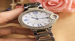 Big calendar calendar small watch wild diamond inlaid goddess classic Roman business woman watch2520276