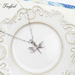 Pendants Necklace With Pendant Dragonfly 925 Sterling Silver 2024 Fashion Charm Romantic Freedom Bijoux Gift For Women