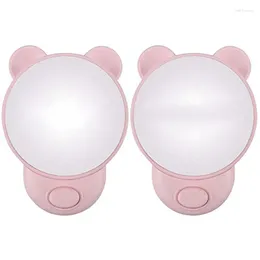 Table Lamps JFBL Night Light Children's Socket With Switch LED Bedside Lamp For Plug Suitable Bedroom 2Pcs EU