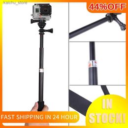 Selfie Monopods Self portrait stick waterproof and anti slip single legged tripod underwater telescope used for Gopro retractable selfie stick handheld Sophie sti