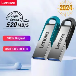 Adapter Lenovo USB 3.0 Flash Drive High Speed 2TB 1TB 512GB 256GB OTG Pen Drive 128GB Portable Storage Device WaterProof U Stick For PC