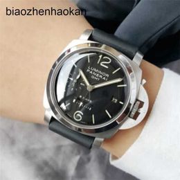 Panerai Luminor Watch Peinahai Mens Lumino Series Automatic Mechanical Pam 00233 Calendar Dual Time Zone 44mm Swiss Luxury and Z58g