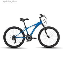 Bikes Bicycs 24 Youth 24 Wheel Mountain Bike Adult Bicyc for Men Blue Freight Free Road Cycling Sports Entertainment L48