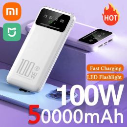 Products Xiaomi Mijia 100W Power Bank 50000mAh Super Fast Charging Portable External Power Capacity For iPhone15 Huawei Xiaomi Android