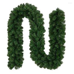 Decorative Flowers 2.7Meter Christmas Garland Home Party Wall Door Decor Tree Ornaments For Stair Fireplace Decoration Supplies