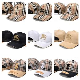 B hat baseball cap Baseball Cap Designer Hats Classic Knight Stripe Baseball Hat Outdoor Leisure Hat Embroidered Mens Womens Hat Summer Burbries hat Bur hat B630