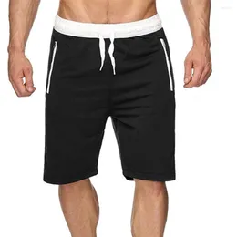 Men's Shorts Mens Fitness Gym Polyester Regular Training Workout Bodybuilding Comfortable Running Short Pants