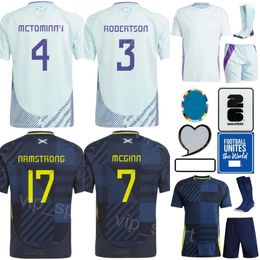 National Team 17 ARMSTRONG Soccer Jersey Man Kids 24-25 Euro Cup 23 McLEAN 5 HANLEY 8 McGREGOR 16 McKENNA 3 ROBERTSON 24 GORDON 2 RALSTON Football Shirt Kits SuGeLan