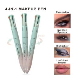 Eyeliner Makeup 4 In 1 Eyeliner New Multieffect Cosmetics Lip Liner Pen Beauty & Health Long Lasting Lying Silkworm Pen Women