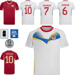 National Team NAVARRO Soccer Jersey Venezuela FERRARESI CASSERES JR 3 OSORIO 23 RONDON 10 SOTELDO 6 HERRERA 7 SAVARINO MACHIS Football Shirt Kits 24/25 Copa America