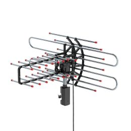 Buildings 480 Miles Outdoor TV Antenna Motorised Amplified HD TV 1080P VHF/UHF 360°