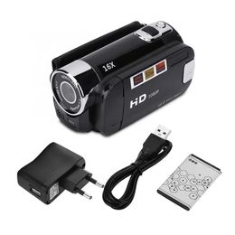 16MP 16X HD Digital Camcorder 720P Full Video Camera 270 degree Rotation Screen Night Shoot Zoom 240407