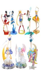 8039039 20cm super sailor moon figure toys anime Sailor mars Jupiter Venus 18 PVC Action Figure Collectible Model toys LY195821702