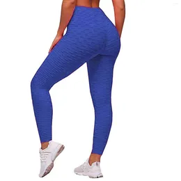 Women's Leggings Lady Patterned Workout Fitness Yoga Pants High Waist Gingham Ankle-Length Females Sports Running