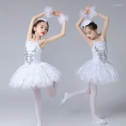 Stage Wear Children's Ballet Skirt Girl's Swan Dance Gauze