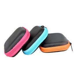 Earphonei Holder case Portable Storage Bag Organiser EVA Headdphone Protective Bag USB Cable Box Bin Mini Zipper Case