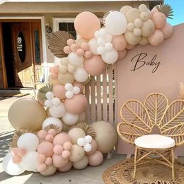 Product Retro White Balloon Chain Package Birthday Party Layout Wedding Room Decoration Opening Arch Balloon 240410