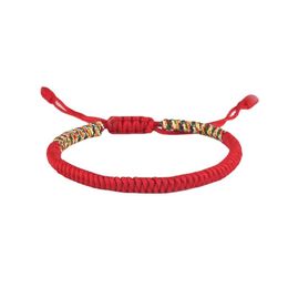 Cute Colorful Braided Rope Woven Handmade Friendship Lovers Charm Bracelets For Women Men Lucky Bless Jewelry