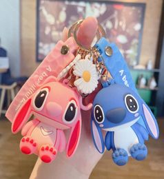 Cartoon PVC Keychains Anime Straps Charms Doll Key Ring Pendant Car Bags Ornaments4379304