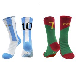 Professional soccer socks Paris Club Star number football sock Mens sports socks Mens socks Football socks Middle tube socks 240418