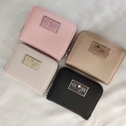Handbag Designer Hot Selling 50% Discount mans Wallets for women men New Gus Simple Short Pu Letter Womens Multicolor Wallet Sier Bag Purse