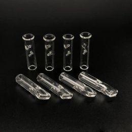 Cigarette Glass filter Tip Holder Smoking Mouth Tips Flat For Hookahs RAW Dry Herb Rolling Paper Tobacco ZZ