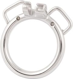 Chastity Device cage Closed Base Ring Attachable Belt Cock cage Base Ring for Men's Chasity cage Stainless Steel Virginity Lock JH550 50mm