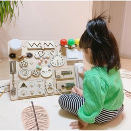 Kid Activity Busy Board Material Diy Accessories Montessori Teaching Aids Baby Busyboard Early Education Learning Skill Toy Part 240407
