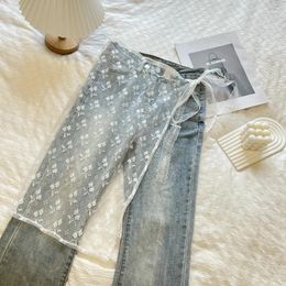 Scarves Spring 2024 Korean Style Blogger Light Ventilation Lace Sequins See-through Strap One Piece Bandage Dress Fart Curtain