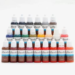 Tattoo Inks 15ml/0.5 Oz Professional Microblading Micropigment Ink 23 Color Permanent Makeup Natural Pigment For Eyeliner Lip