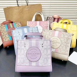 Dempsey sacoche field tote pink Designer shopper bag for woman man Luxurys 7A Canvas handbag shop Shoulder Bag pochette Leather Crossbody fashion Clutch beach Bags