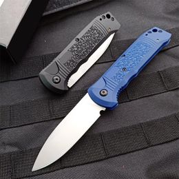 3Models 4400 AUTO Folding Knife 3.4" Black D2 Drop Point Blade Grivory Handles - 4400BK