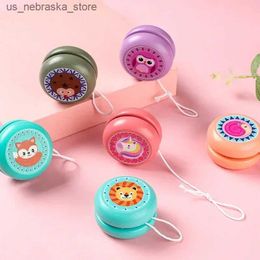 Yoyo Cartoon Wooden Cute Animal Yoyo Gift Puzzle Interesting Novel Nostalgic Toy Yoyo Toy Yoyo Professional Metal Yoyo Q240418